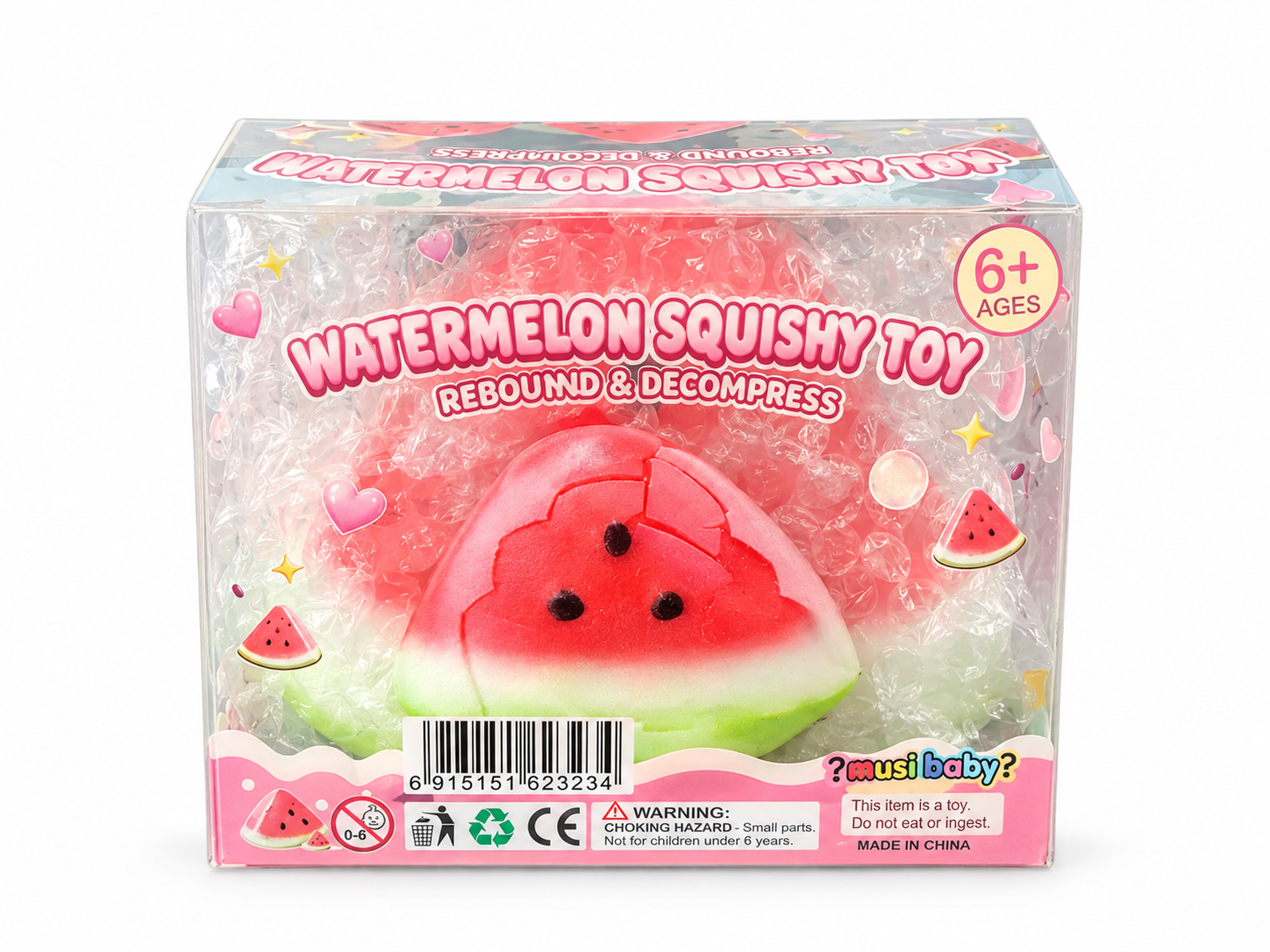 Crispy crunchy Squishy Wassermelone ab 3 Jahre
